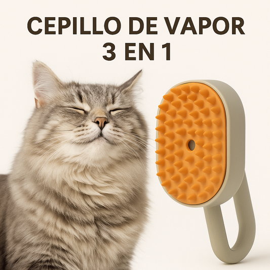 Cepillo De Vapor Para Mascota Quita Pelo